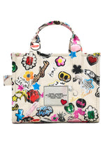 Marc Jacobs The Sticker Canvas Small Tote Handbag