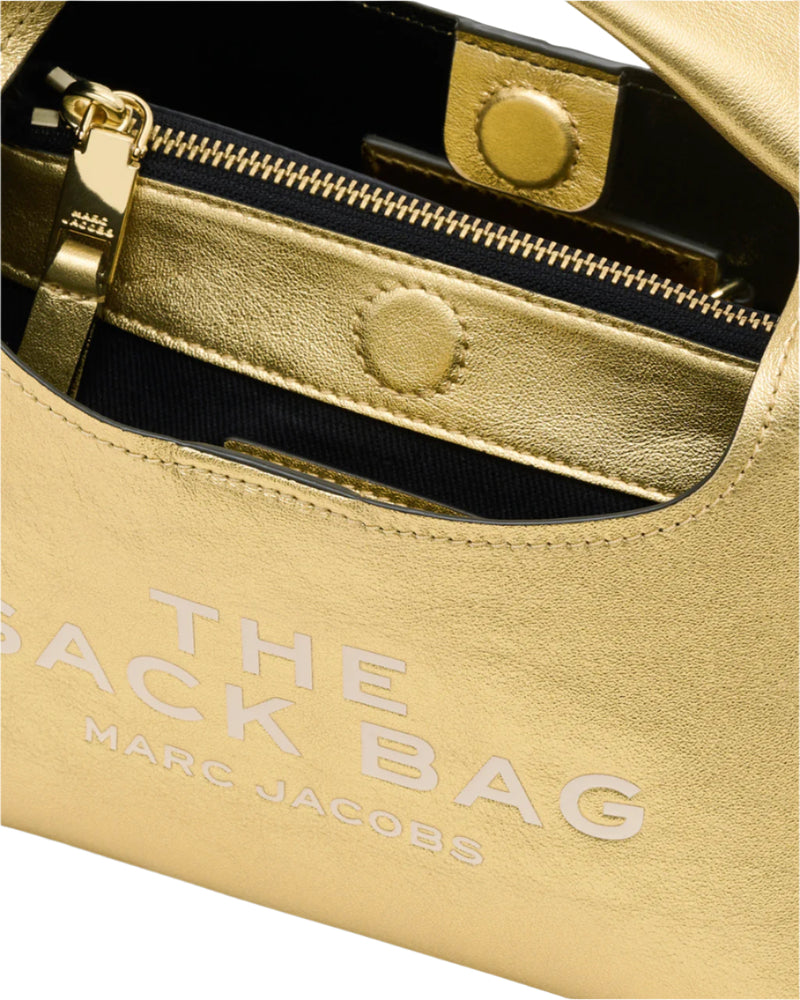 Marc Jacobs The Metallic Mini Sack Shoulder Handbag