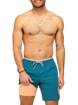 Chubbies Mens The Rusty Cobalts Doozies 7" Classic Swim Trunks