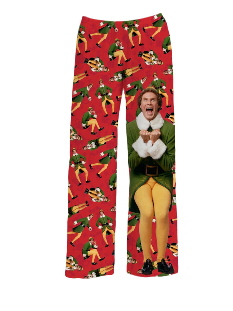 Elf Movie Elf Mens Pyjamas Elf The Movie Christmas Pajama Set Size