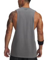 Under Armour Mens UA Left Chest Cut-Off Tank Top