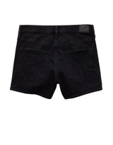 American Eagle Womens AE Strigid Curvy Super High-Waisted Relaxed Denim Utility Shorts