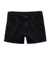 American Eagle Womens AE Strigid Curvy Super High-Waisted Relaxed Denim Utility Shorts