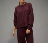 American Eagle Womens AE Lounge Popover Crewneck Sweater