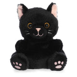 Aurora Palm Pals 5" Twilight Black Cat Plush Toy