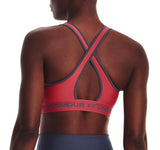 Under Armour Womens Armour Mid Crossback Sports Bra
