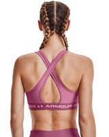 Under Armour Womens Mid Crossback Sports Bra