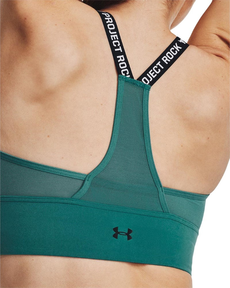 Under Armour Womens Project Rock Infinity Mid Sports Bra