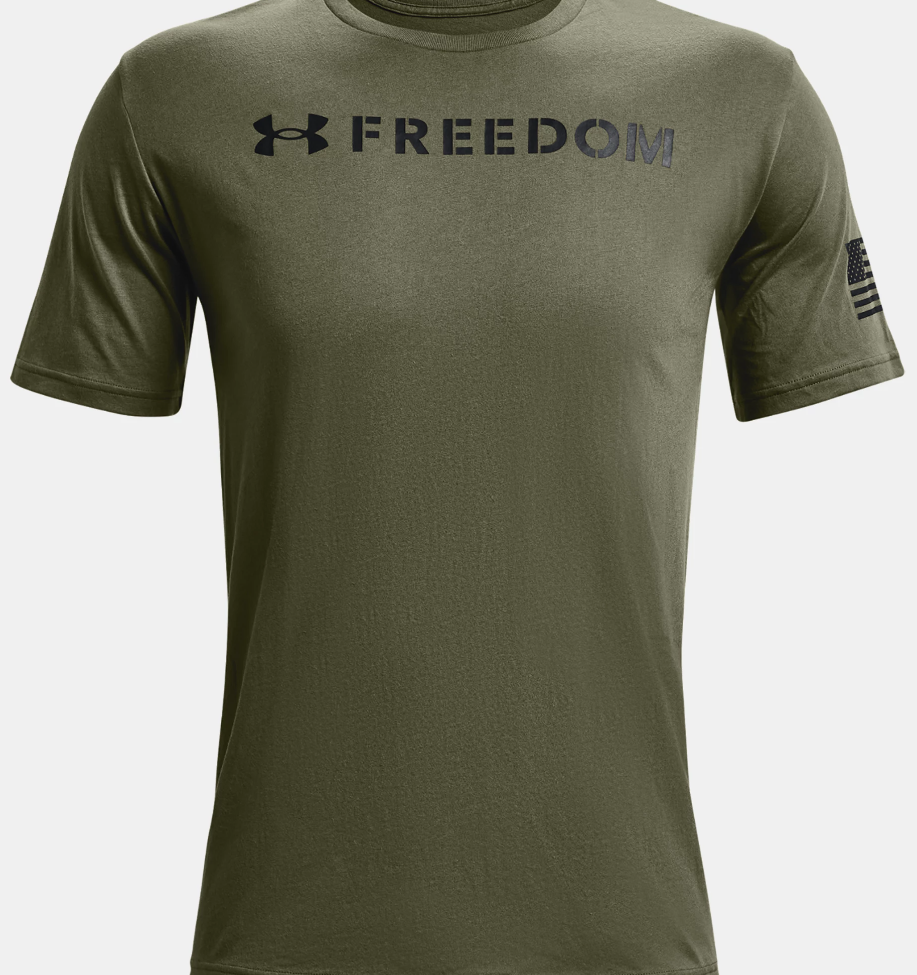 Under Armour Mens New Freedom Flag Bold Short Sleeve T-Shirt