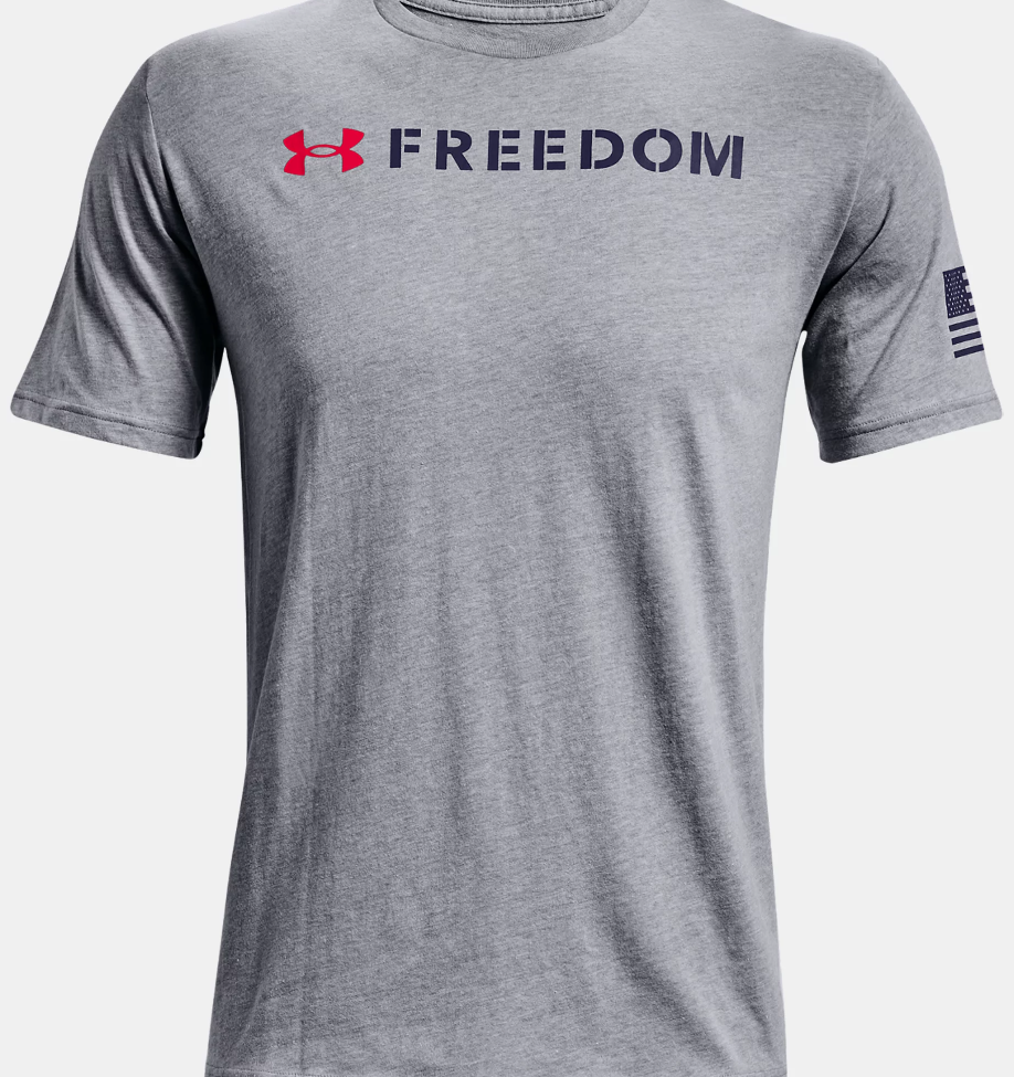 Under Armour Mens New Freedom Flag Bold Short Sleeve T-Shirt