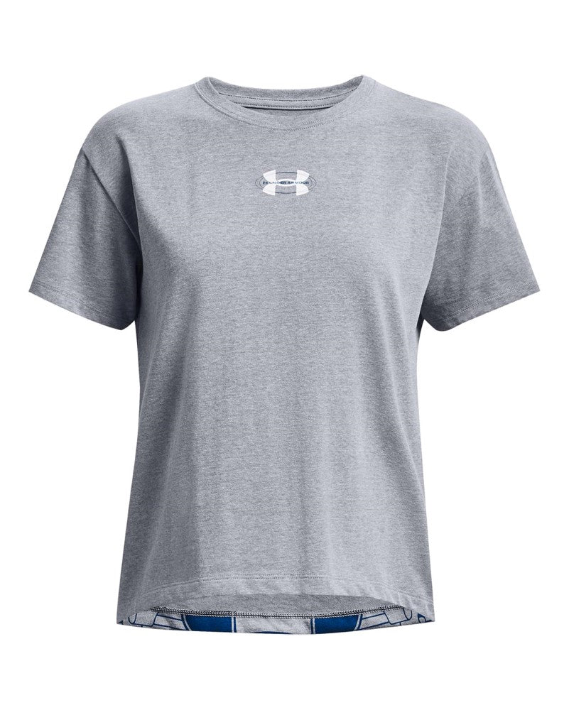 Under Armour Womens Crest Heavy Weight Short Sleeve T-Shirt