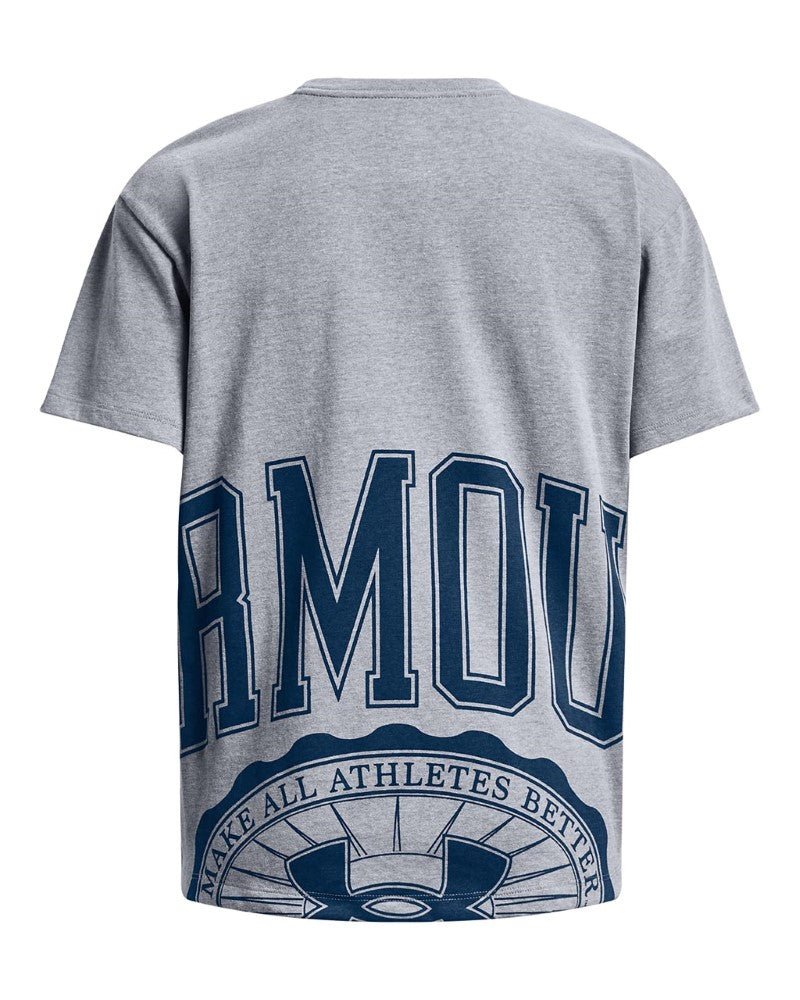 Under Armour Womens Crest Heavy Weight Short Sleeve T-Shirt