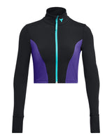 Under Armour Womens Project Rock Lets Go Long Sleeve Cropped Top