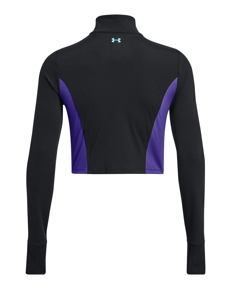 Under Armour Womens Project Rock Lets Go Long Sleeve Cropped Top