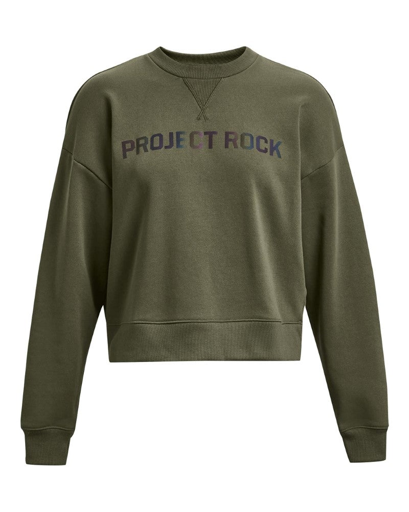 Under Armour Womens Project Rock Leg Day Pullover Crewneck
