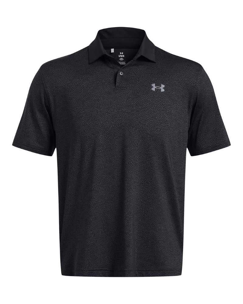 Under Armour Mens Playoff 3.0 Coral Jacquard Short Sleeve Polo Shirt