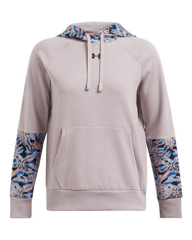 Under Armour Womens UA Rival Fleece Blocked Hoodie Sweatshirt