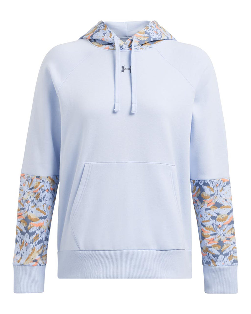 Under Armour Womens UA Rival Fleece Blocked Hoodie Sweatshirt