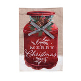 Evergreen Merry Christmas Milk Can House Flag
