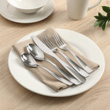 Gibson Home Hulton 20 Piece Stainless Steel Flatware Set - Silver