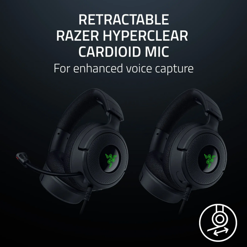 Razer Kraken V4 X Wired Gaming Headset with Chroma RGB