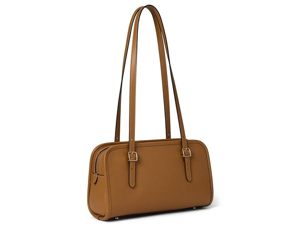 Coach Swing Zip Leather Shoulder Handbag