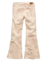American Eagle Womens AE Stretch Low-Rise Floral Print Flare Jeans