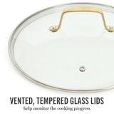 Martha Stewart Castelle Stainless Steel Non-Toxic Cookware Set - 10 Piece