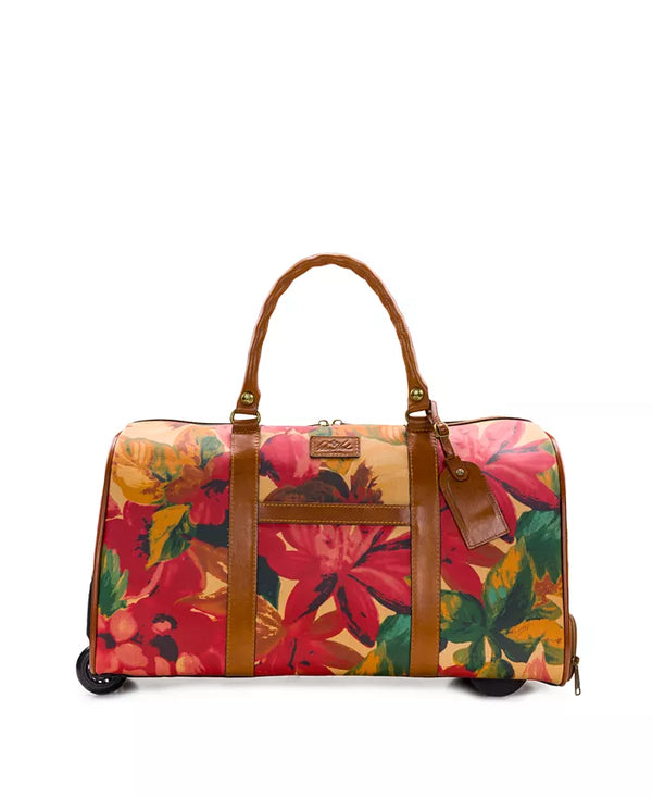 Patricia Nash Coated Canvas Avola Trolley Duffel Bag