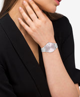 COACH Womens Elliot Silver-Tone Watch