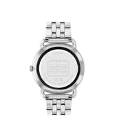 COACH Womens Elliot Silver-Tone Watch