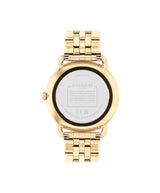 COACH Womens Elliot Gold-Tone Crystal Accent Watch