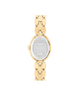 COACH Womens Sammy Gold-Tone Oval Face Watch