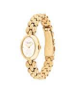 COACH Womens Sammy Gold-Tone Oval Face Watch