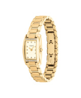 COACH Womens Resse Gold-Tone Crystal Accent Watch