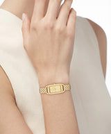 COACH Womens Cadie Gold-Tone Stainless Steel Watch