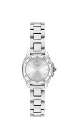 COACH Womens Kitt Silver-Tone Crystal Watch