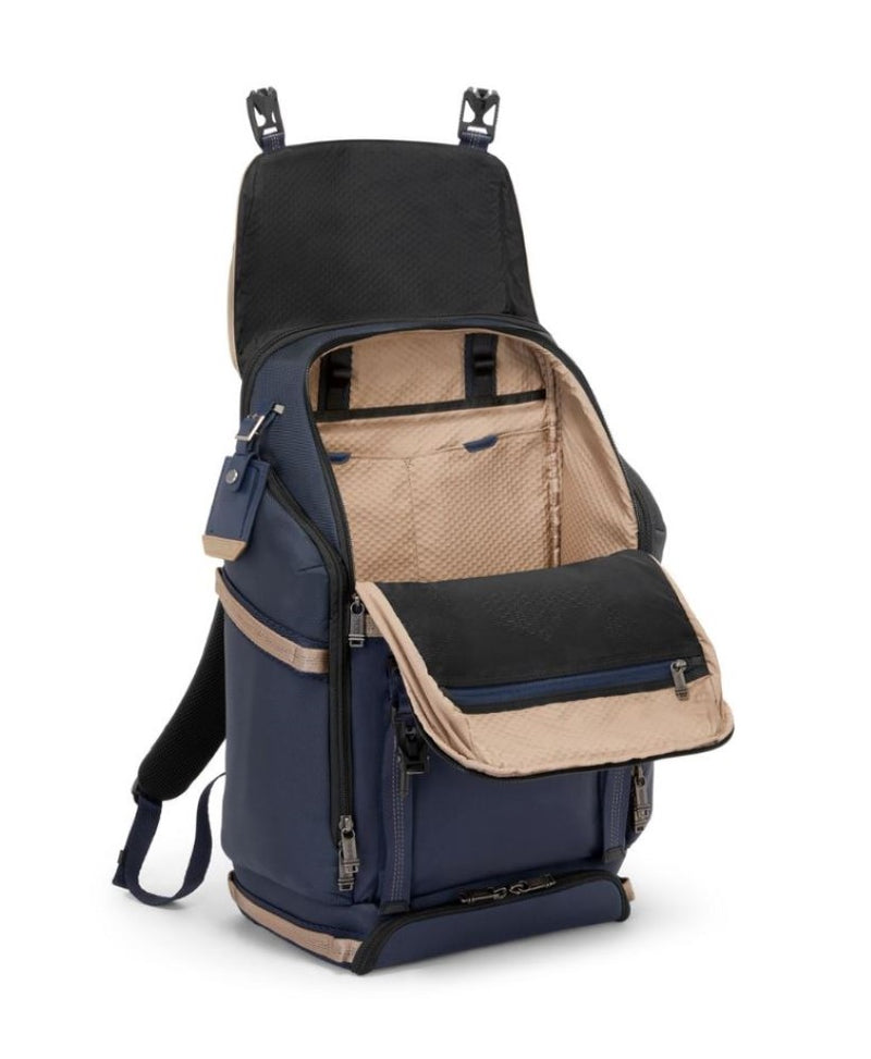 tumi backpack blue camo TUMI Alpha Bravo Expedition Flap Backpack – ShopCGX