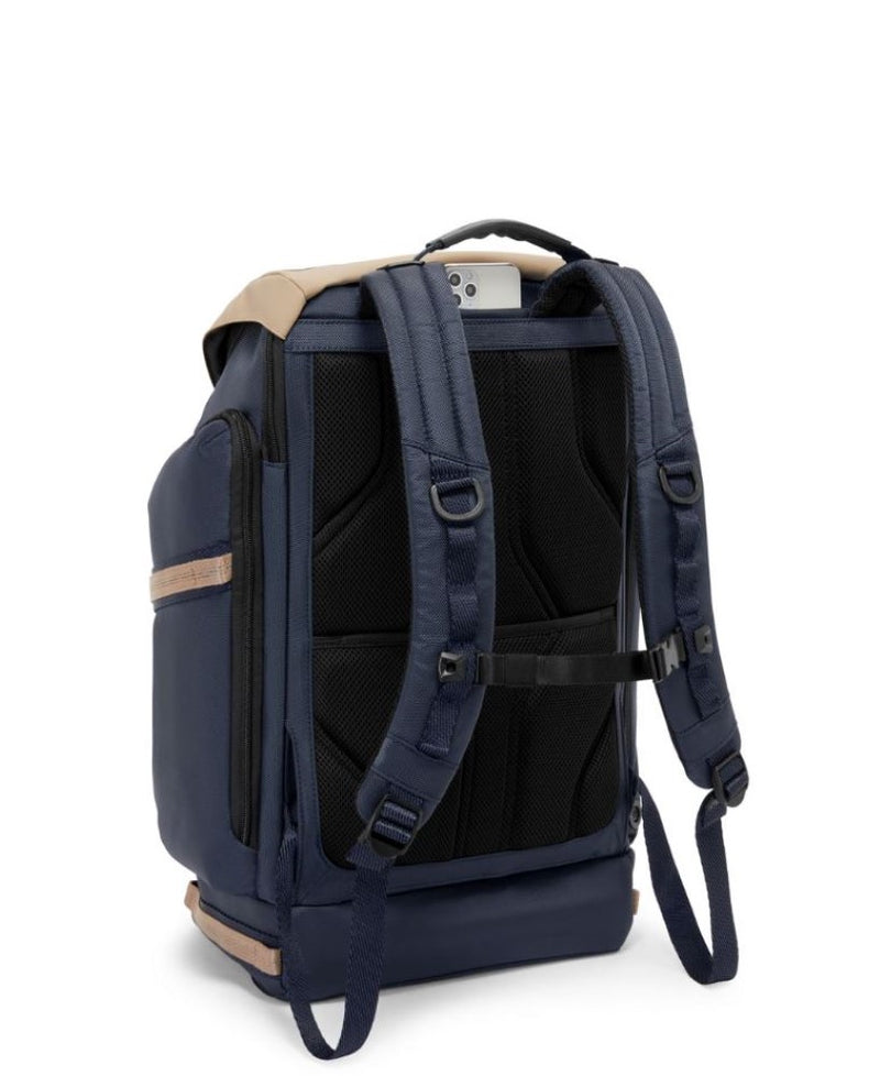 tumi alpha bravo nomadic backpack - midnight navy/khaki TUMI Alpha Bravo Expedition Flap Backpack – ShopCGX
