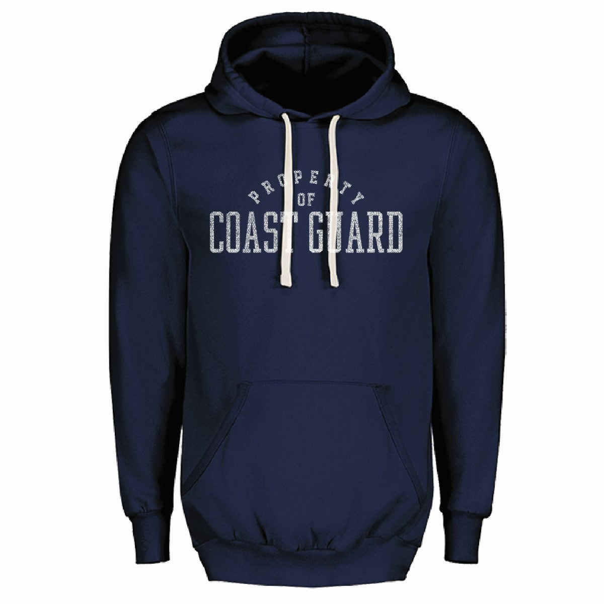 Coast Guard Mens Property of Coast Guard Vintage Hoodie Sweatshirt