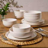 Gibson Candy Skies Unbreakable Wheat Straw Melamine Dinnerware Set - 12 Piece