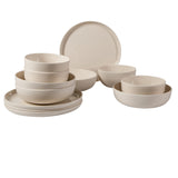 Gibson Candy Skies Unbreakable Wheat Straw Melamine Dinnerware Set - 12 Piece