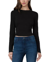 Joe's Jeans Womens Long Sleeve Baby T-Shirt