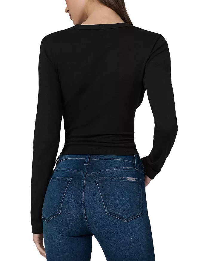 Joe's Jeans Womens Long Sleeve Baby T-Shirt