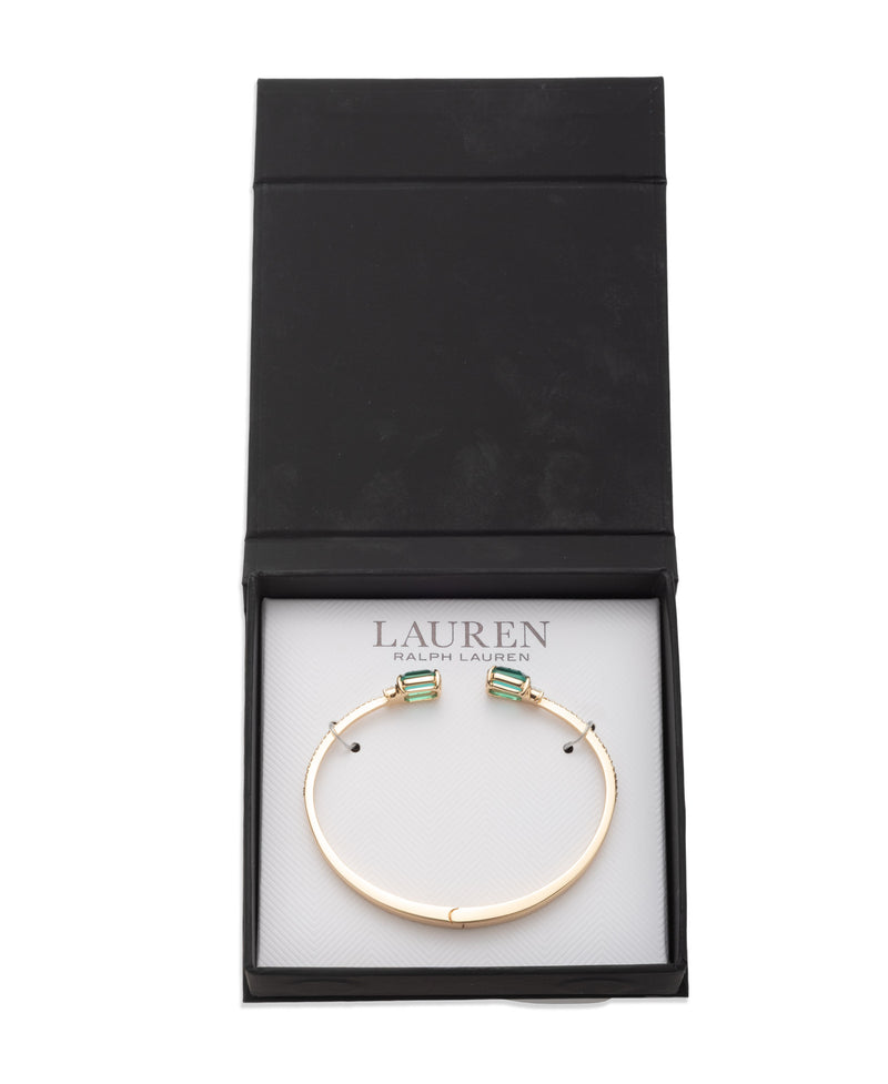 Lauren Ralph Lauren Gold-Tone Stone Cuff Bracelet