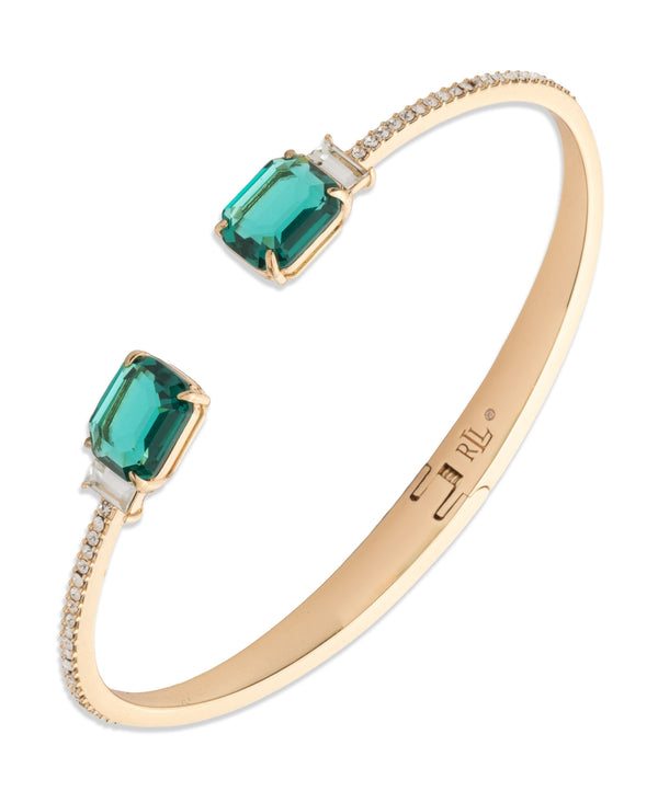 Lauren Ralph Lauren Gold-Tone Stone Cuff Bracelet