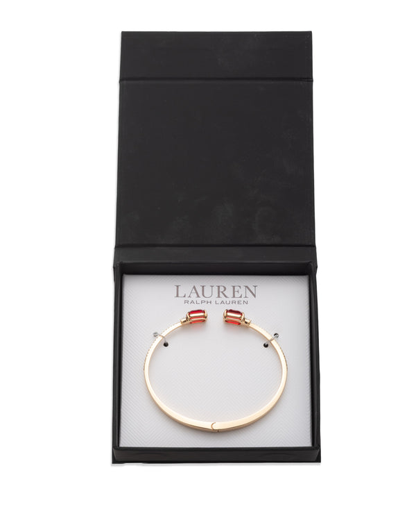 Lauren Ralph Lauren Gold-Tone Stone Cuff Bracelet