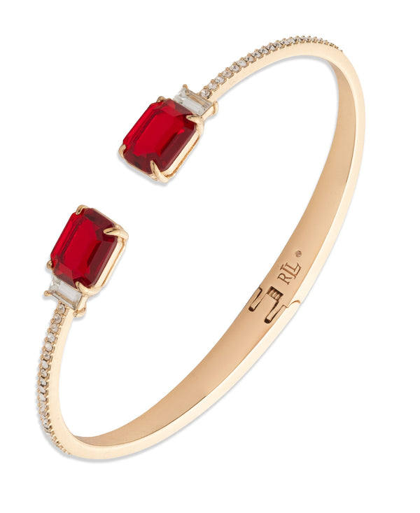 Lauren Ralph Lauren Gold-Tone Stone Cuff Bracelet