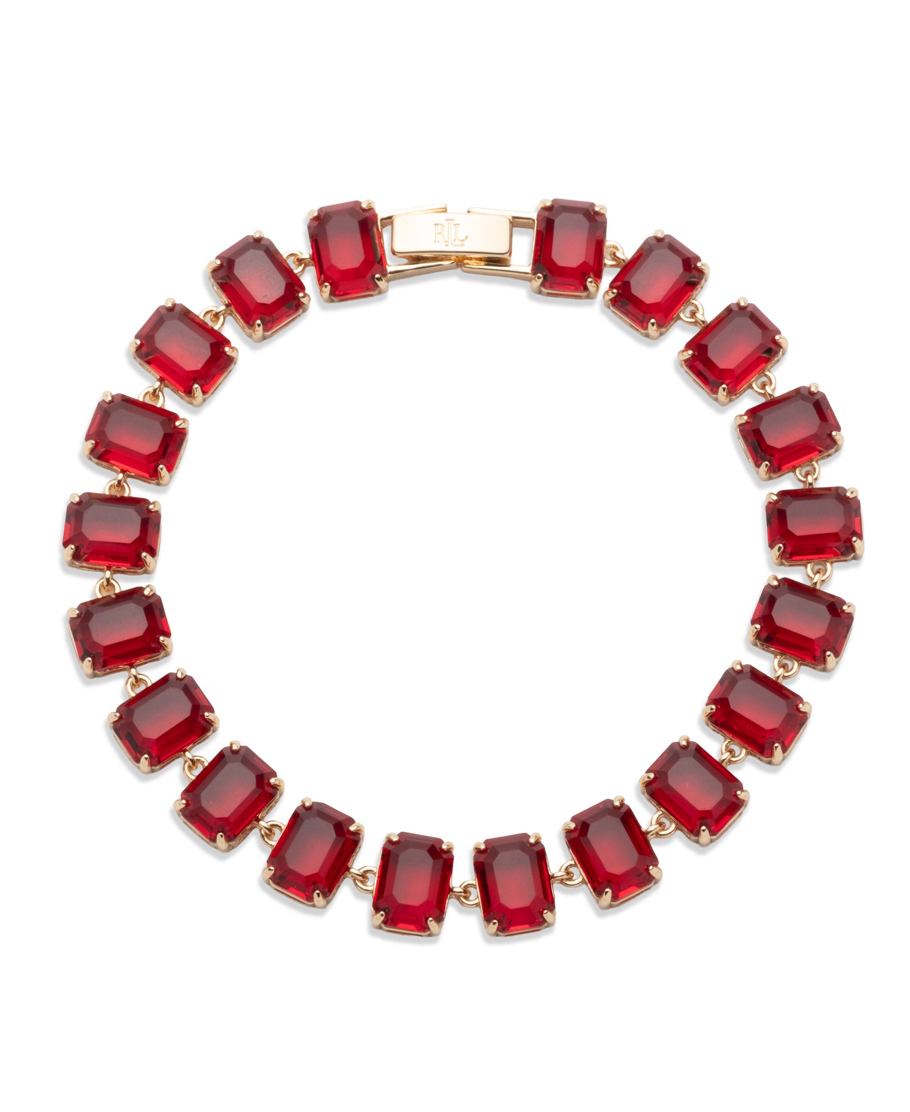 Lauren Ralph Lauren Gold-Tone Tennis Flex Bracelet