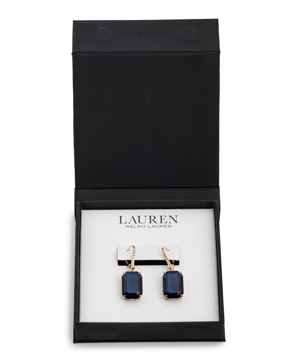 Lauren Ralph Lauren Gold-Tone Stone & Crystal Leverback Drop